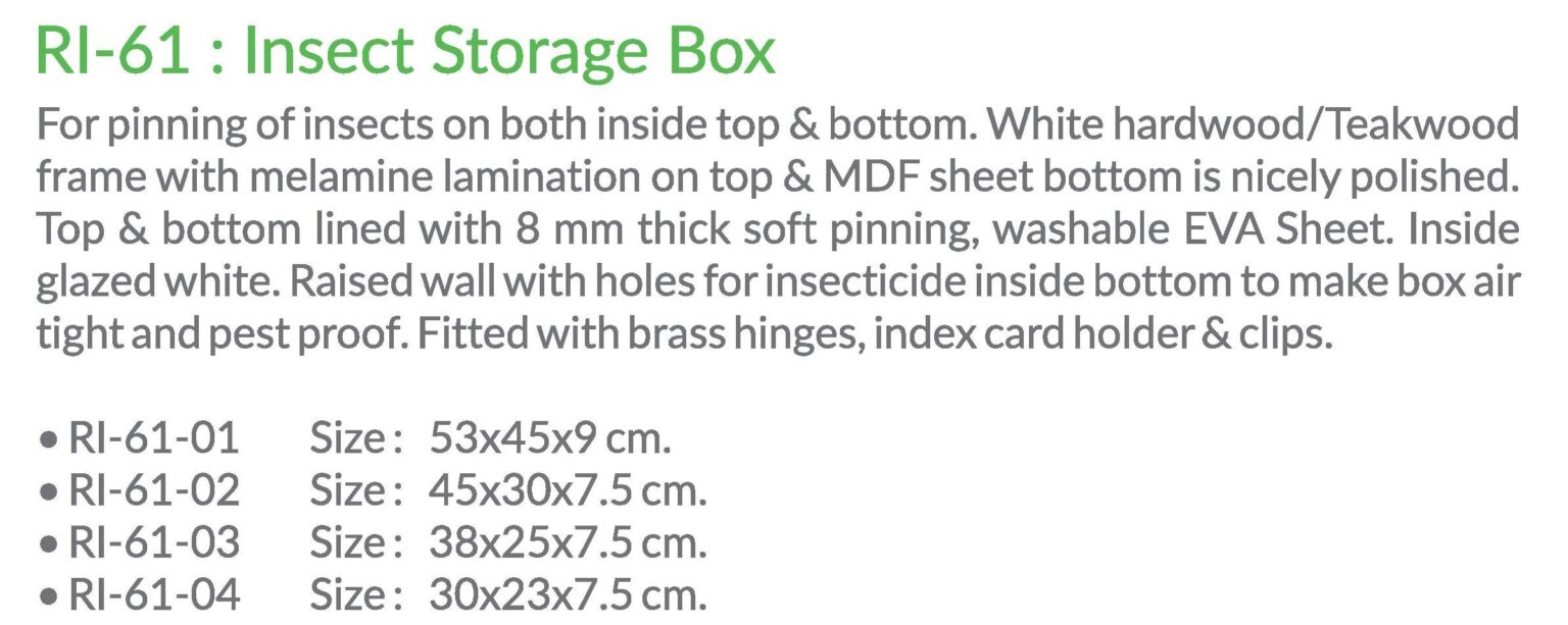 Insect Storage Box – Shubh Enterprise