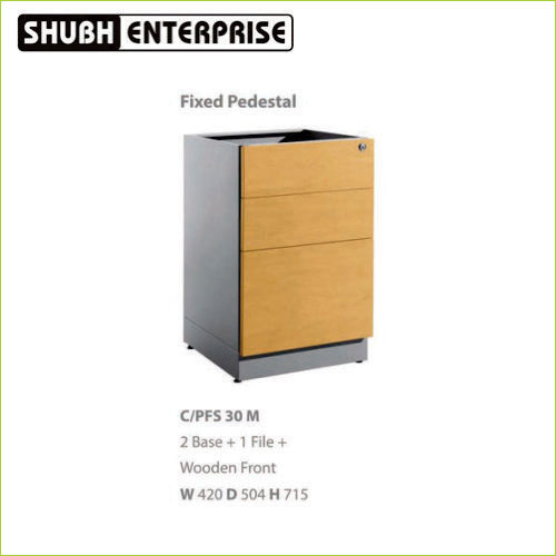 C-PFS 30 M 2 Base + 1 File + Wooden Front W420 D 504H 115