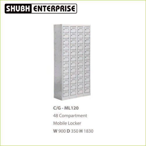 CG ML12O 48 Compartment Mobile Locker W 900 D 350 H 1830