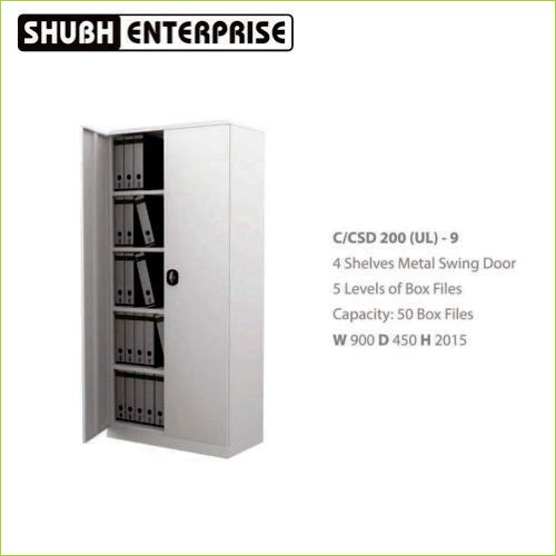 CICSD 200 (UL) – 9 4 Shelves Metal Swing Door 5Levels Of Box Files Capacity 50 Box Files W 900 D450 H2015