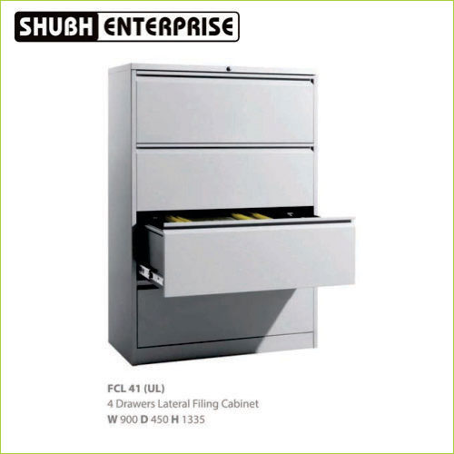 FCL 41 (UL) 4 Drawers Lateral Filing Cabinet W 900 D 450 H 1335