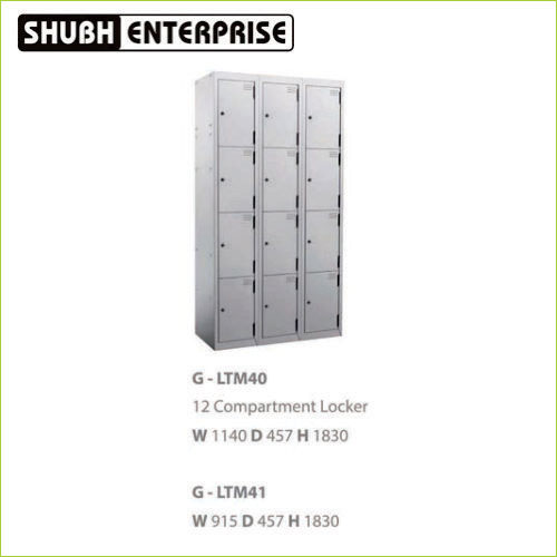 G – LTM40 12 Compartment Locker W 1140 D 457 H 1830 G LTM41 W 915 D 457 H 1830
