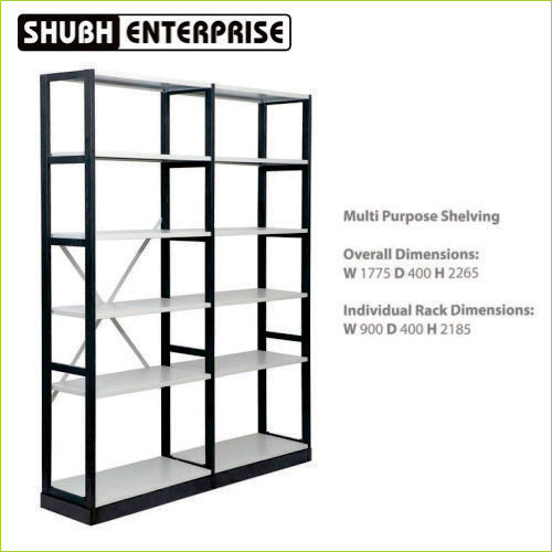 Multi Purpose Shelving Overall Dimensions- W 1775 D400 H 2265 Individual Rack Dimensions-  W 900 D 400 H 2185