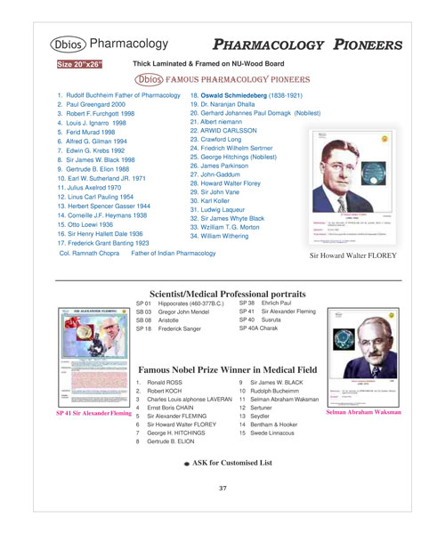 Pharmacology Pioneer